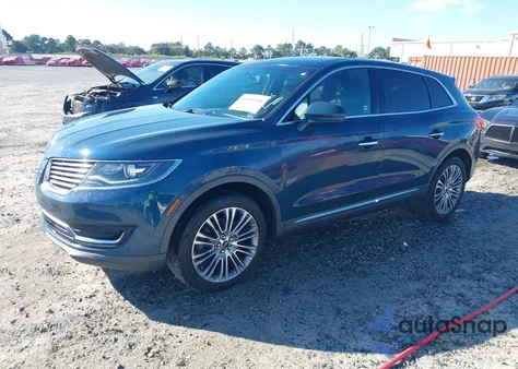 2016 Lincoln Mkx Reserve из США, поврежденный, VIN 2LMTJ6LR6GBL90280